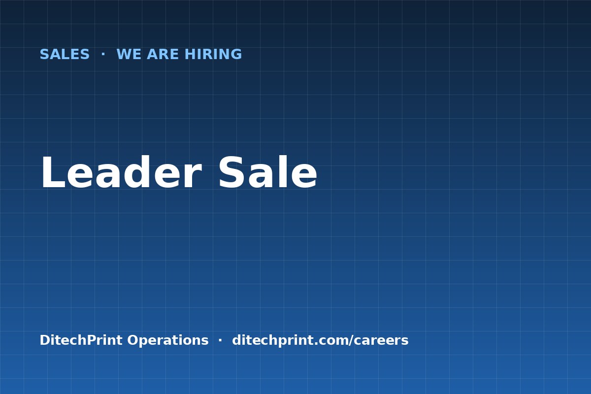 Leader Sale